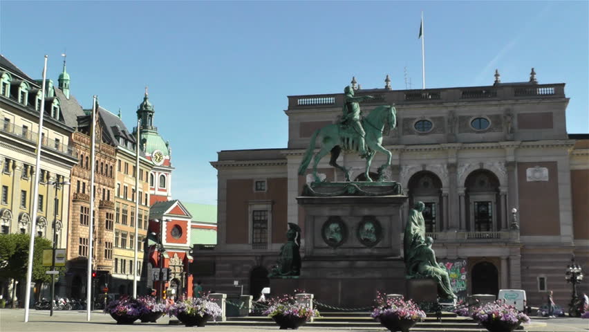STOCKHOLM SWEDEN - August 14 :  Swedish Opera Stockholm in 2013