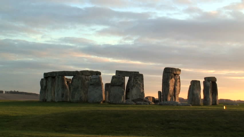 Stonehenge at Sunset Salisbury plain Wiltshire England UK