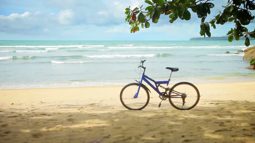 bicycle on the beach