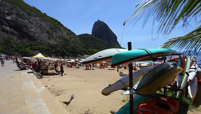 Red beach, Rio de Janeiro Brazil