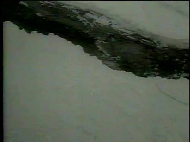 Fissure caused by the earthquake, Prince William Sound region, Alaska circa 1964-MGM PICTURES, UNIVERSAL-INTERNATIONAL NEWSREEL, USA, filmed in 1964