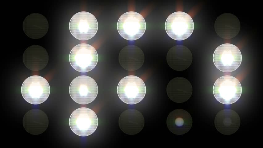 Abstract Animated Random Flashing Lights For Music Videos