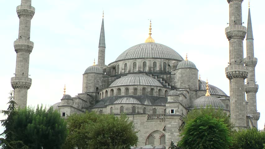 ISTANBUL, TURKEY - OCTOBER 29, 2013: Blue Mosque ( Sultan Ahmed ) is the most