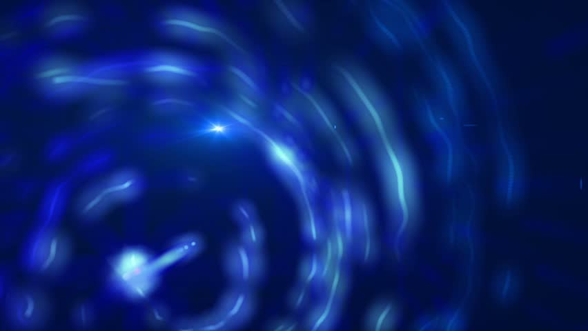 Blue Lines of Light Technology Abstract Background