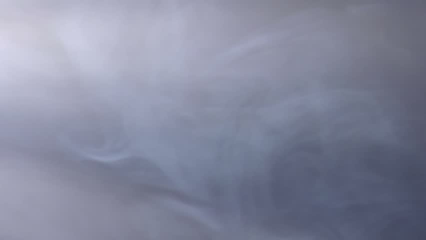 White Smoke Effect Black Background 