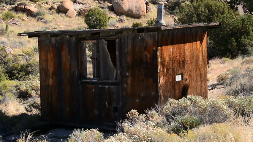 Abandon Mining Camp in the Mojave Desert  