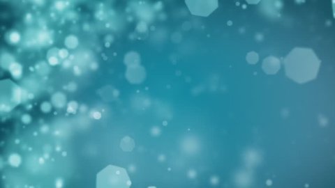 High quality looping animation of abstract blue Christmas background with bokeh defocused lights (seamless loop, HD, high definition 1080p) วิดีโอสต็อก