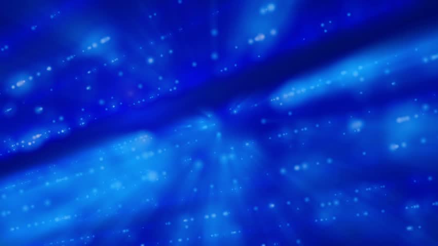 Blue Lines of Light Technology Abstract Background