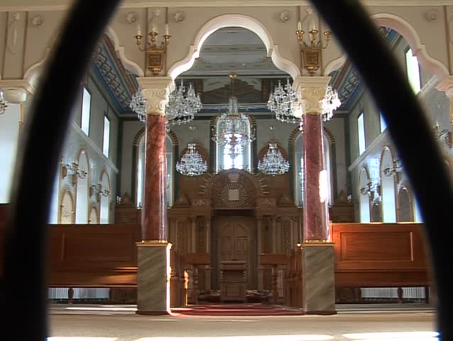 Karaites church inside view, center, Crimea, Russia
