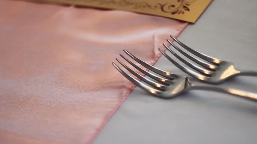 fork on the table