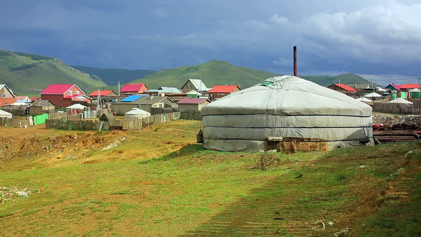 Poor households in outskirts of Ulaanbaatar, Mongolia