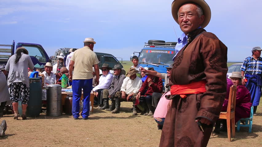 mongolia - july 2013 mongolian people Stock Footage Video (100% Royalty ...