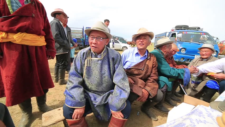 mongolia - july 2013 mongolian people Stock Footage Video (100% Royalty ...