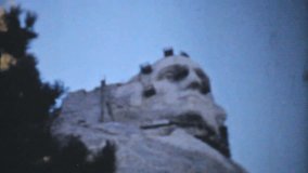 BLACK HILLS, SOUTH DAKOTA, 1940: An amazing collection of clips showing Mount Rushmore being built in 1940.
