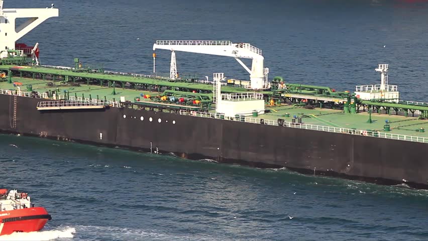 ISTANBUL - APR 13: Crude oil tanker ship OTTOMAN NOBILITY (IMO: 9290359, Turkey)