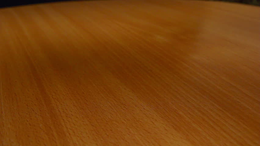 Fresh and hot pilaf in plate, dolly shot