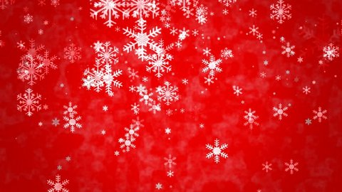 Christmas Background Big Small Snowflakes Red Stock Illustration 520843624