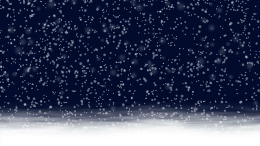 Heavy snow background animation. HDTV version. Loop/Cycle - Just add your