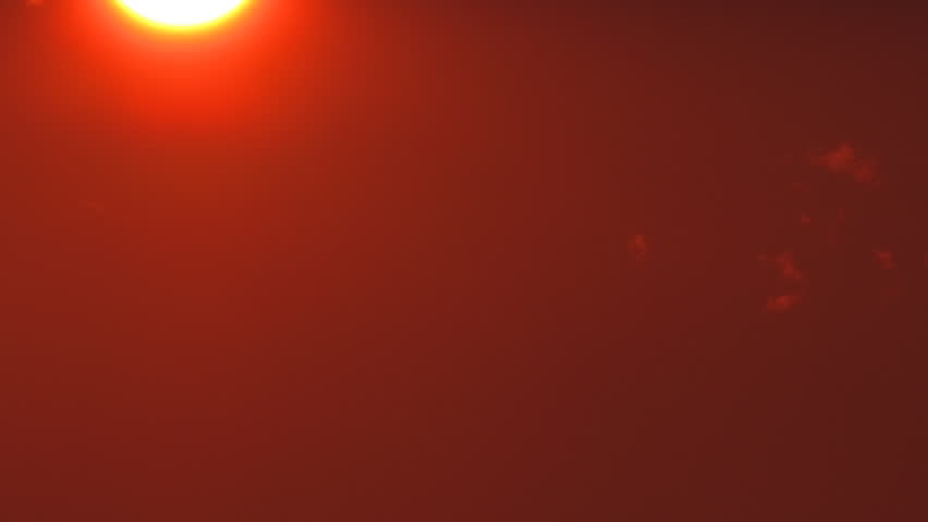 Time lapse of a setting sun.