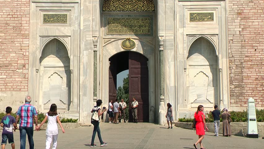 ISTANBUL,TURKEY,SEPTEMBER 20 2013: Topkapi Palace is a museum in Istanbul. Every