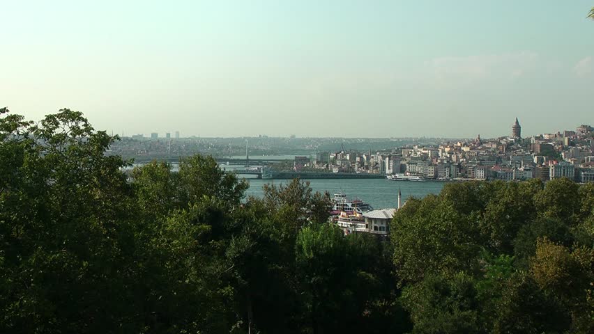 Istanbul Bosphorus from Topkapi Palace
