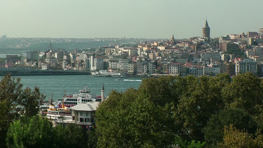Istanbul Bosphorus from Topkapi Palace