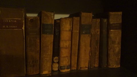 Rare old antique books.

This is inside the Old Kentucky State capitol, it is government property.