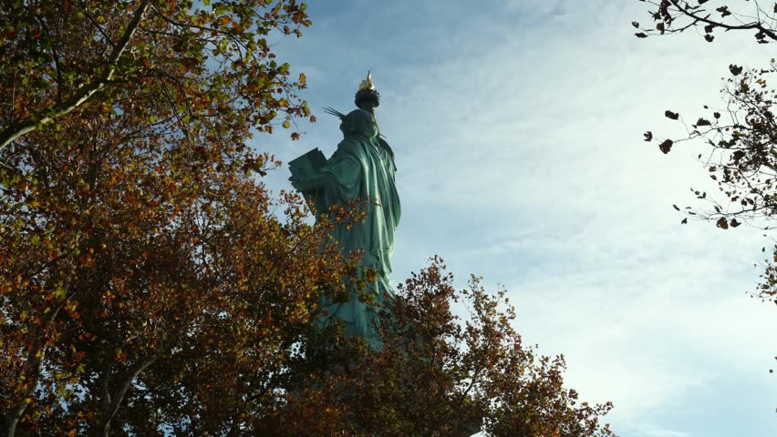 NEW YORK. USA. October 2013. Statue Of Liberty. The statue attracts 3.2m visitors a year.