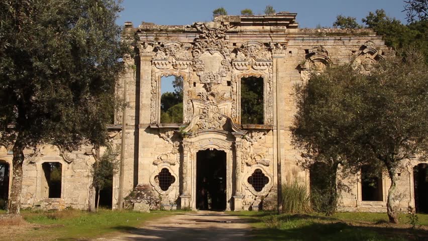 Palace in ruins have never been inhabited, Portugal
