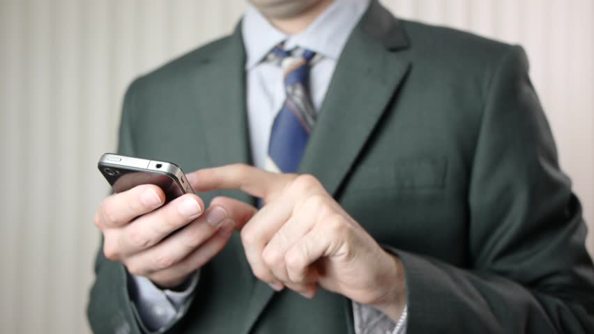 Business using a smartphone device