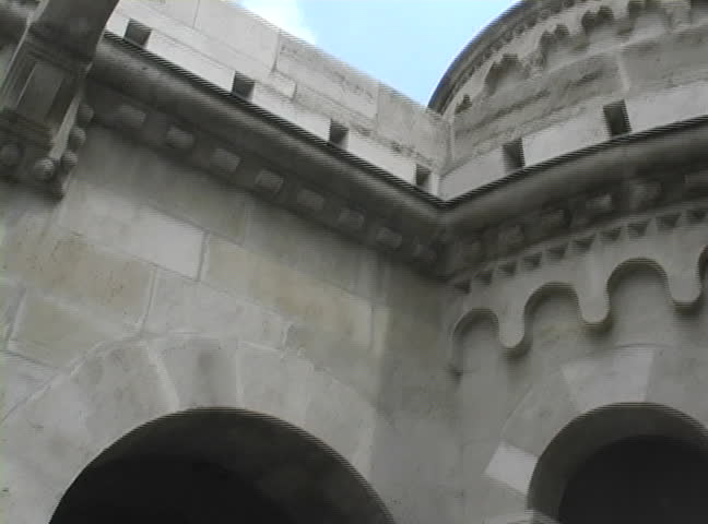 Protective Wall on Castle Hill. Budapest Hungary