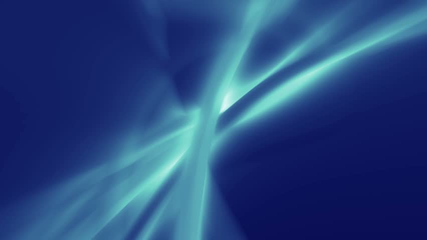 Flowing Light Streaks Abstract Background Loop - Blue