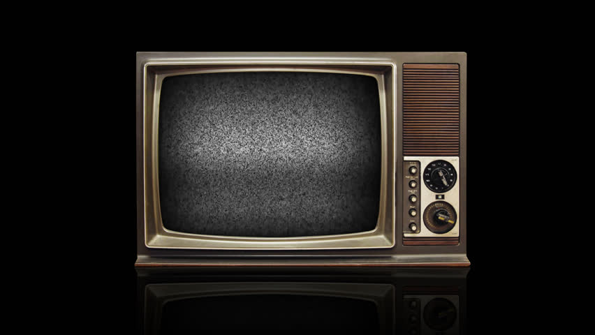 Retro Television with Alpha Matte and Green Screen