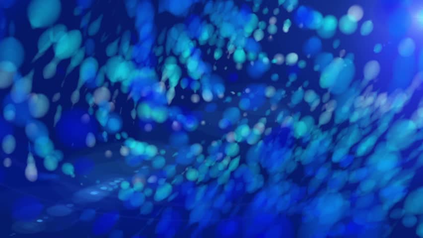 Vibrant Blue Particle Background Abstract Animation