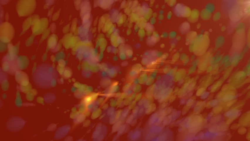 Vibrant Orange Particle Background Abstract Animation