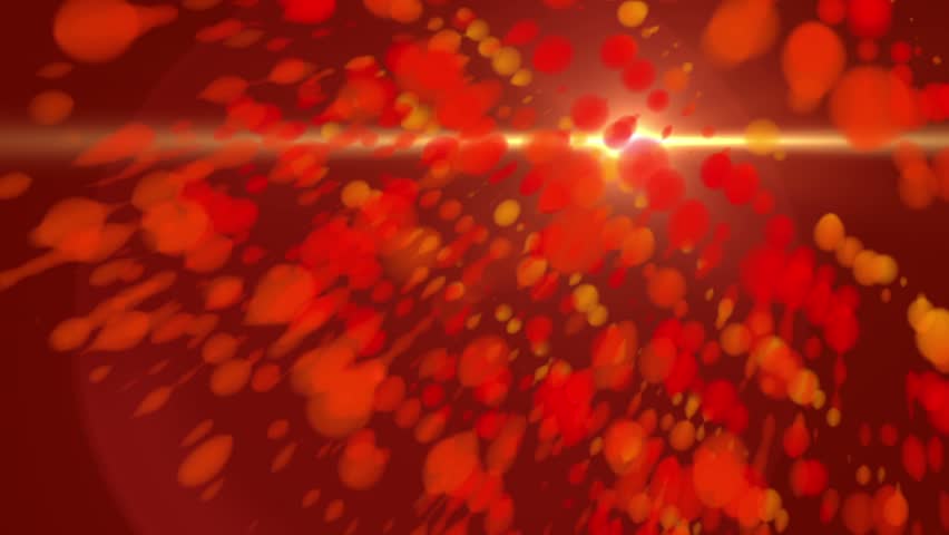 Vibrant Red Particle Background  Animation