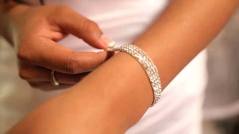 Wedding Bracelet Stock Video