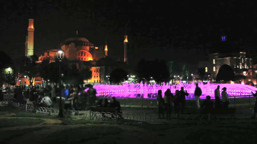 Hagia sophia by night