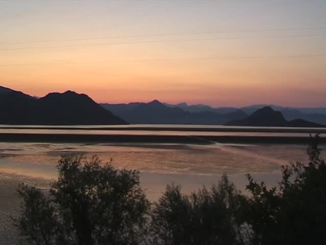 Sunset on the lake