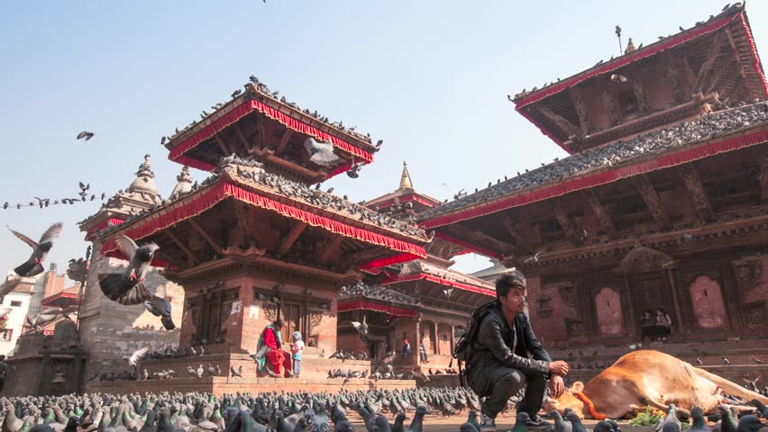 KATHMANDU, NEPAL - NOV 28:  (HD/12 fps), Nov 28, 2013 in Kathmandu, Nepal.