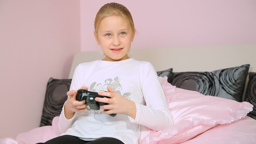 playing video console game