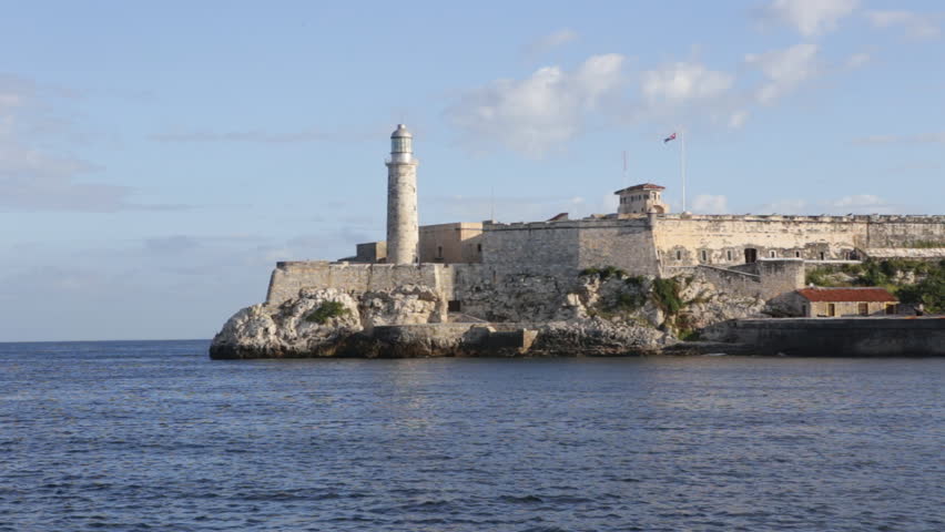 The castle of El Morro in the bay of Havana