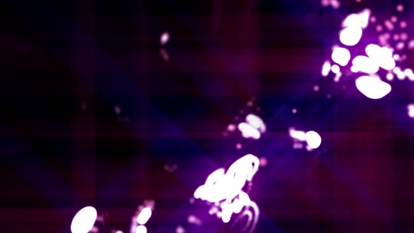 Random Spinning Bright Lights Abstract Background for use with music videos