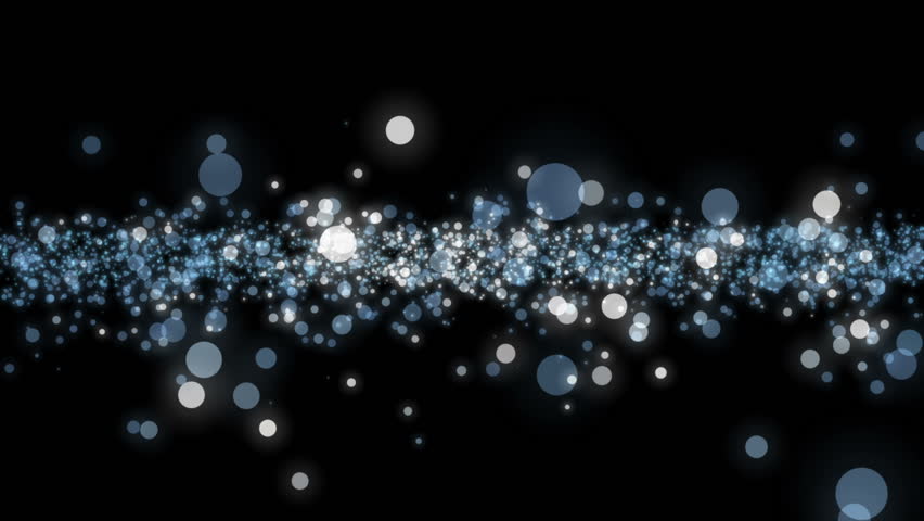 Blue Dusty Particles. Hd 1080 Stock Footage Video (100% Royalty-free