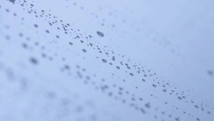 water drops flowing
