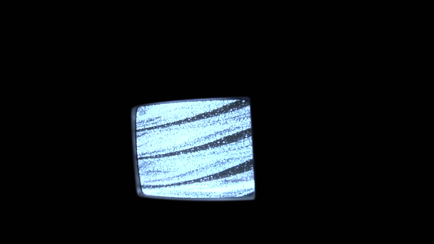 Isolated TV static on black with alpha