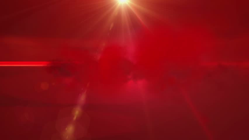 Red Lens Flare Abstract Motion Background