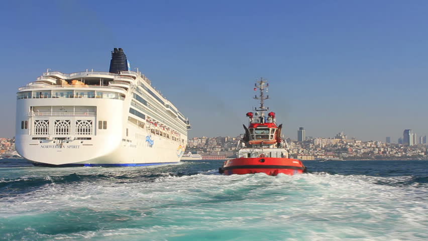 ISTANBUL - JUL 29: Passenger ship Norwegian Spirit (IMO:9141065, Bahamas) on