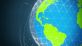 Global Network communication close up looped, high quality animation - Powered by Shutterstock - Get 15% off with code: PIKWIZARD15