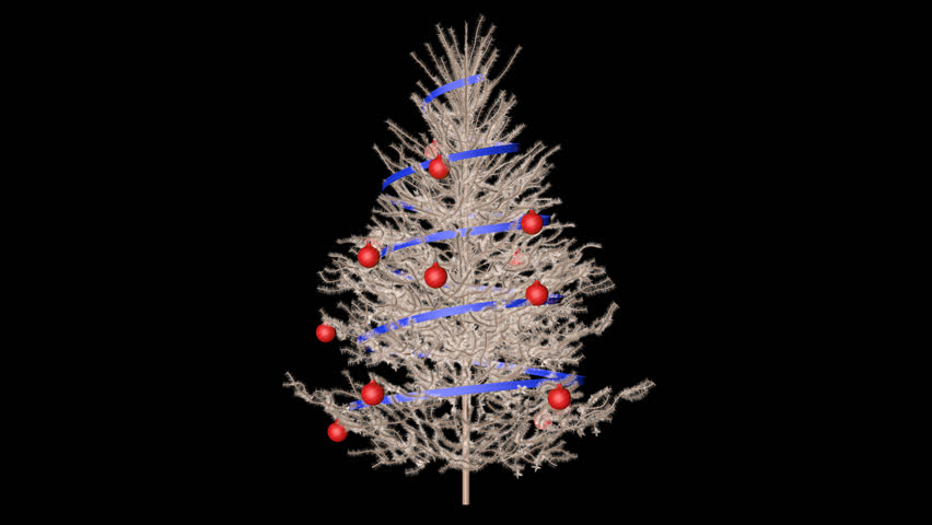 Christmas tree with alpha channel (Cinema 4d)
